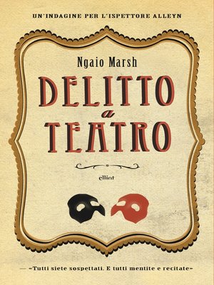 cover image of Delitto a teatro